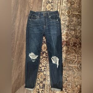 American Eagle Distressed Blue Jeans